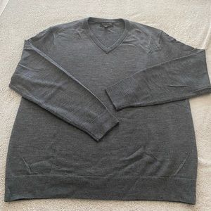 Merino wool v-neck sweater